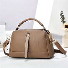 Load image into Gallery viewer, Carmine Classy Handbag - Selling Custom Logo New Fashion Small Square PU Leather Crossbody Shoulder Bag Zipper Large Capacity Casual Woman's Handbag