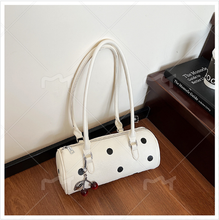 Load image into Gallery viewer, Cylindrical Women's Bag With Pendant