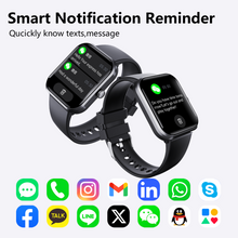 Load image into Gallery viewer, Blood Sugar Glucose Monitor Smart Watch for Diabetics SOS Emergency Alarm Call-3