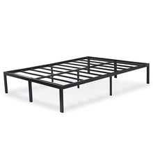 Load image into Gallery viewer, Full size Heavy Duty Black Metal Platform Bed Frame