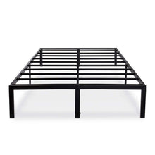 Load image into Gallery viewer, Full size Heavy Duty Black Metal Platform Bed Frame