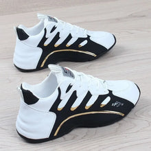 Load image into Gallery viewer, Mens Casual Vulcanized Sneakers Lightweight Breathable Shoes (White)