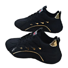 Load image into Gallery viewer, Mens Casual Vulcanized Sneakers Lightweight Breathable Shoes (Black)
