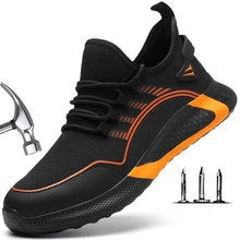 Load image into Gallery viewer, Safety Toe Work Shoes for Men Women (orange)
