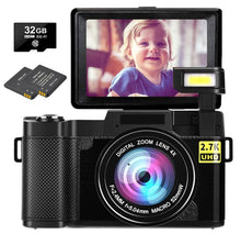 Load image into Gallery viewer, HD 27K With Flip HD Screen R2S Digital Camera