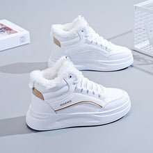 Load image into Gallery viewer, Fleece-lined High-top Insulated Casual Cotton Shoes
