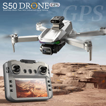 Load image into Gallery viewer, S50 PRO GPS Drone With 2 Batteries, 4.5-inch Large Screen Remote, Real-Time HD Camera, Obstacle Avoidance, Extended Flight Time