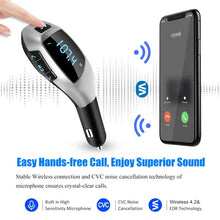 Load image into Gallery viewer, Car FM Wireless Transmitter USB Charge Hands-free Call MP3 Player