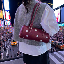 Load image into Gallery viewer, Cylindrical Women's Bag With Pendant