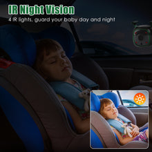Load image into Gallery viewer, 1Pc 1080P Baby Car Camera For 2 Kids Dual Channel Car Baby Monitor Rear Facing Car Seat Camera With 120Degree Wide View 6.86In HD Split Screen Night Vision