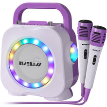 Load image into Gallery viewer, Karaoke Machine for Kids - Bluetooth Speaker with 2 Microphone - Portable Kids Karaoke Machine for Girls and Boys - Birthday Gift for Girls and Boys Ages 2 Years Old and Up.