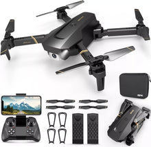 Load image into Gallery viewer, V4 Foldable Mini Drone With Camera 4K 1080P HD Drone ,3 Batteries,Drones For Adults Kids,Remote-controlled Quadcopter,Logistics Is Randomly Sent By UPS,USPS,