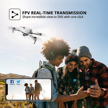 Load image into Gallery viewer, UK  F10 Foldable Drone With Camera WIFI FPV For Adults,1080P HD FPV Live Video RC Quadcopter,Logistics Is Randomly Sent By EVRI,ROYAL MAIL,Amazon Logistics