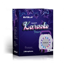 Load image into Gallery viewer, Karaoke Machine for Kids - Bluetooth Speaker with 2 Microphone - Portable Kids Karaoke Machine for Girls and Boys - Birthday Gift for Girls and Boys Ages 2 Years Old and Up.
