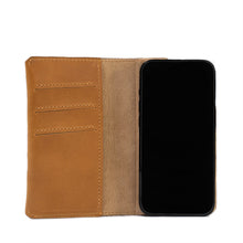 Load image into Gallery viewer, Leather Folio Case Wallet for iPhone 15 Series with MagSafe - The Minimalist 1.0
