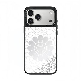 CASETiFY x Takashi Murakami Monochrome Smiling Flower Phone Case-0