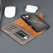 Load image into Gallery viewer, Casper iPhone 17 Leather Wallet Case – MagSafe Compatible