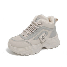 Load image into Gallery viewer, Womens Fleece-Lined High-Top Sporty Casual Warm Cotton Shoes