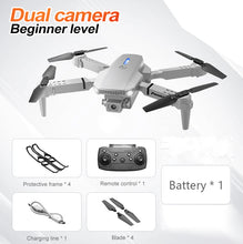 Load image into Gallery viewer, E88 Dual Camera Drone, WiFi FPV Double Folding RC Quadcopter Altitude Hold, Remote Control Toy For Beginners, Ideal Men's Gift For Outdoor Fun, Great For Christmas, Halloween, And Thanksgiving