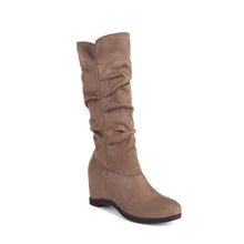 Load image into Gallery viewer, Women's Suede Fabric Platform High-top Boots