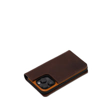 Load image into Gallery viewer, Leather Folio Case Wallet for iPhone 15 Series with MagSafe - The Minimalist 1.0