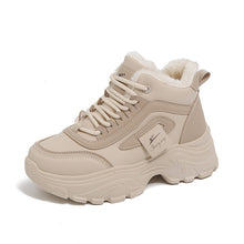 Load image into Gallery viewer, Womens Fleece-Lined High-Top Sporty Casual Warm Cotton Shoes