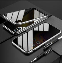 Load image into Gallery viewer, Phone Case Anti-peep Magnetic Protective Shell Magnetic Privacy Glass Case For Phone