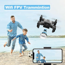 Load image into Gallery viewer, AU  V2 Mini Drone Selfie WIFI FPV With HD Camera Foldable Arm RC Quadcopter Toy.
