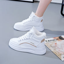 Load image into Gallery viewer, Fleece-lined High-top Insulated Casual Cotton Shoes