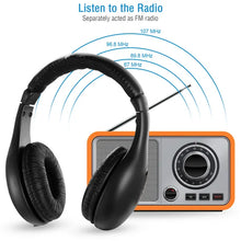 Load image into Gallery viewer, Wireless RF Headphones HiFi Over Ear Headsets RF Transmitter Receiver