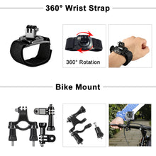 Load image into Gallery viewer, Sports Camera Accessories Nine Piece Set