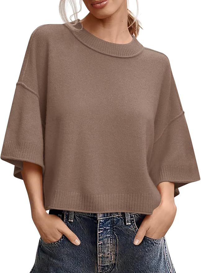 Women's Casual Crew-Neck Lightweight Top