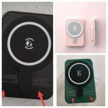 Load image into Gallery viewer, Mini Fast Charging Magnetic Wireless Power Bank 5000 MAh Portable