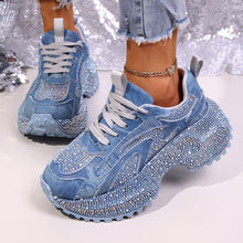 Load image into Gallery viewer, Womens Stylish Versatile Height-increasing Thick-soled Casual Sneakers