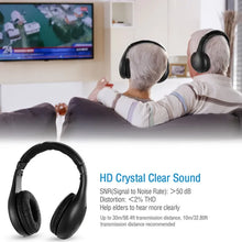 Load image into Gallery viewer, Wireless RF Headphones HiFi Over Ear Headsets RF Transmitter Receiver