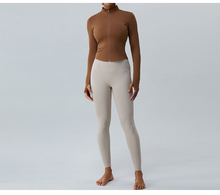 Load image into Gallery viewer, Fleece-Lined Yoga Jacket