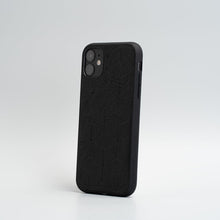 Load image into Gallery viewer, Leather case for iPhone 11 Series - Geometric Flower (Black)