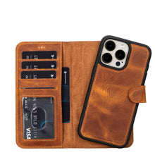 Load image into Gallery viewer, Casper Leather iPhone 15 Series Wallet Case