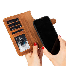 Load image into Gallery viewer, Casper Leather iPhone 15 Series Wallet Case