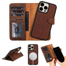 Load image into Gallery viewer, Casper Leather iPhone 15 Series Wallet Case