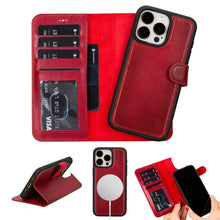 Load image into Gallery viewer, Casper Leather iPhone 15 Series Wallet Case