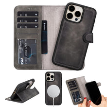 Load image into Gallery viewer, Casper Leather iPhone 15 Series Wallet Case