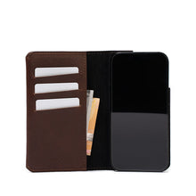 Load image into Gallery viewer, Leather Folio Case Wallet for iPhone 15 Series with MagSafe - The Minimalist 1.0