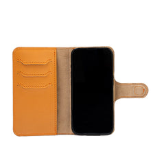 Load image into Gallery viewer, Leather MagSafe Folio Case Wallet with Grip for iPhone 15 Series