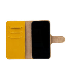 Load image into Gallery viewer, Leather MagSafe Folio Case Wallet with Grip for iPhone 15 Series